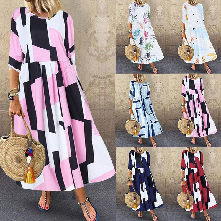 Plus size abstract printed dress  dresses Thecurvestory