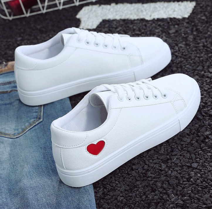 Women's Simple White Sneakers  sneakers Thecurvestory