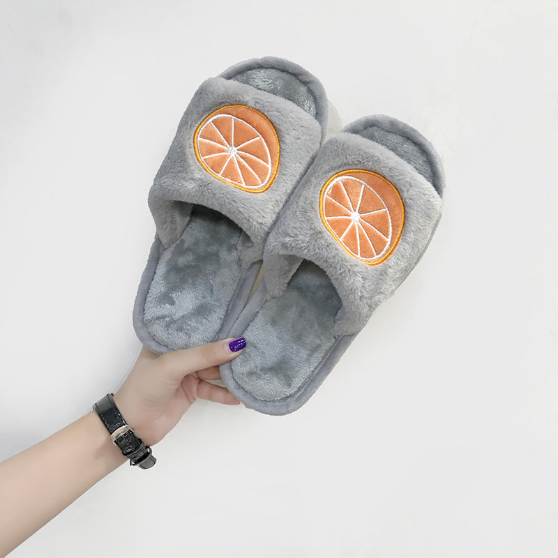Fruit cotton indoor slippers for women  slippers Thecurvestory