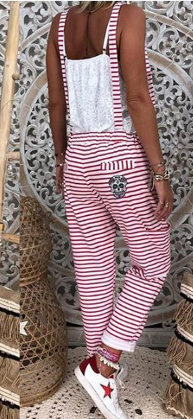Fashionable jumpsuit trouser outfit with suspenders  Jumpsuit Thecurvestory