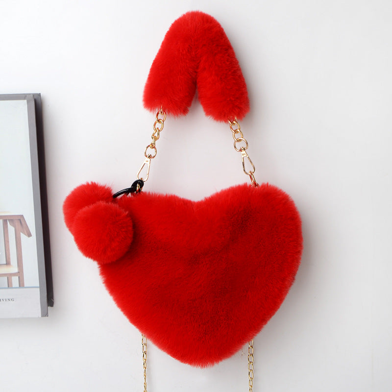 4  | Love Bags Soft Plush Handbags Women Valentine's Day Party Bag | Red |  [option2]| thecurvestory.myshopify.com