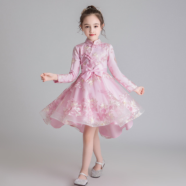 Children's Chinese style dress skirt  Girl Dress Thecurvestory