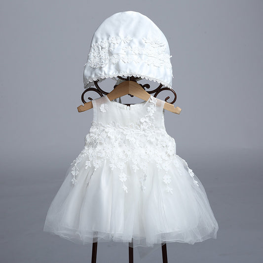 Infant girl princess lace dress  Infant Girl Dress Thecurvestory