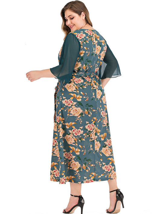 Plus size printed Maxi dress  dresses Thecurvestory
