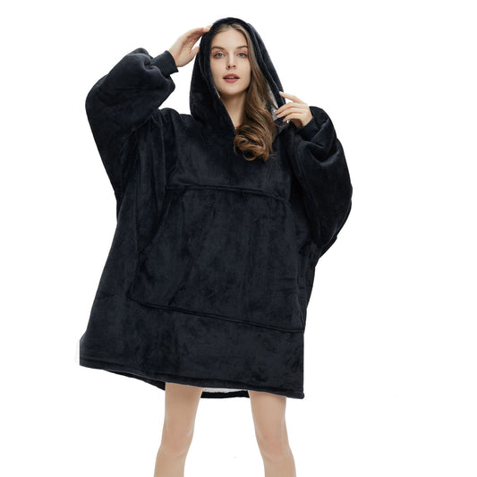 Velvet Full Size Sherpa Hoodie Blanket  Hoodies Thecurvestory