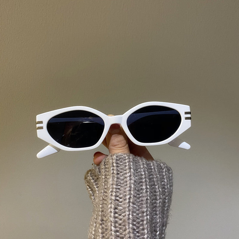 Retro Small Frame Anti-ultraviolet Sunglasses  sunglasses Thecurvestory
