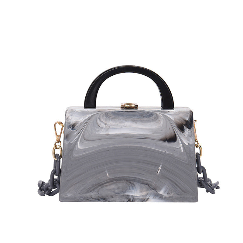 Women's Acrylic Chain Plastic Crossbody Bag  Hand Bags Thecurvestory