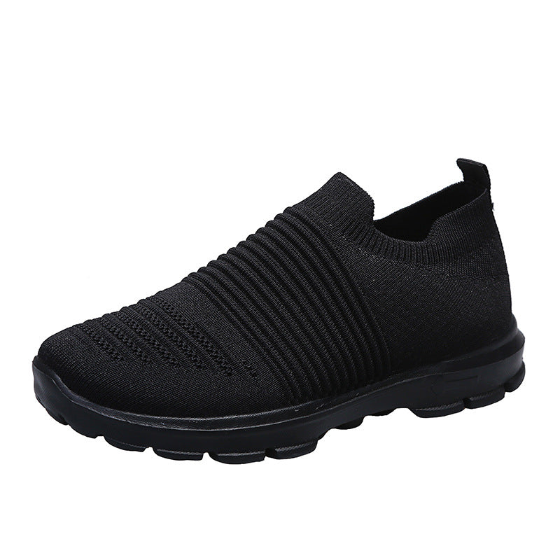 sneakers  | Women's Knit Sock comfortable Shoes with Chunky Sole | thecurvestory.myshopify.com