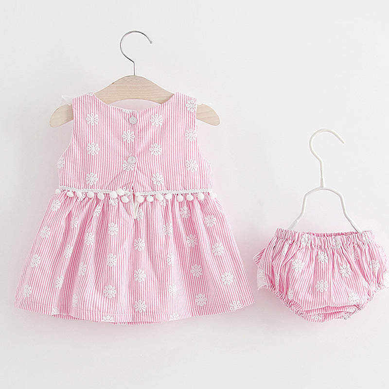 Girls Cotton infant girl dress  Infant Girl Dress Thecurvestory