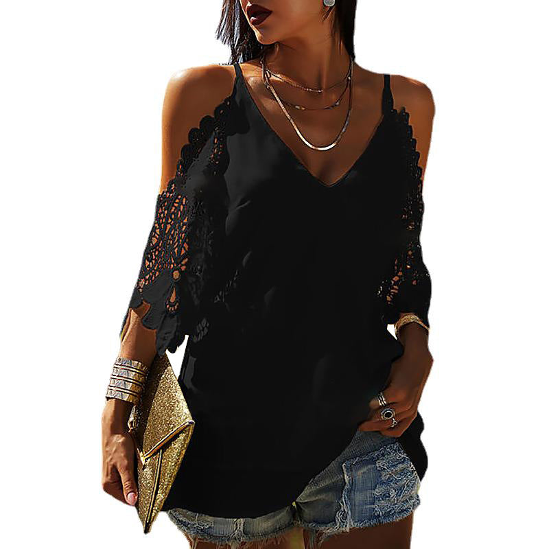 Tops  | Women Hanging Wide Loose Casual  Top | [option1] |  [option2]| thecurvestory.myshopify.com