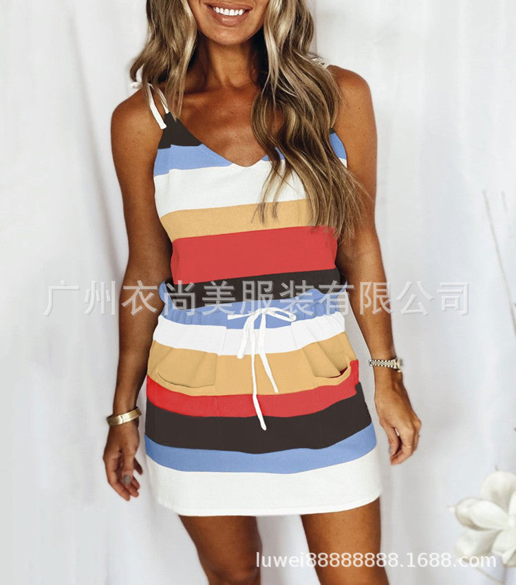 Plus size Striped Casual Outfit dress  dresses Thecurvestory