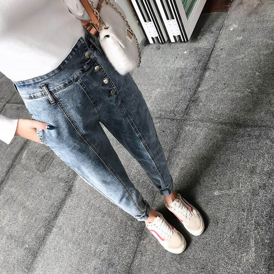Plus size Women's high waist jeans  Jeans Thecurvestory
