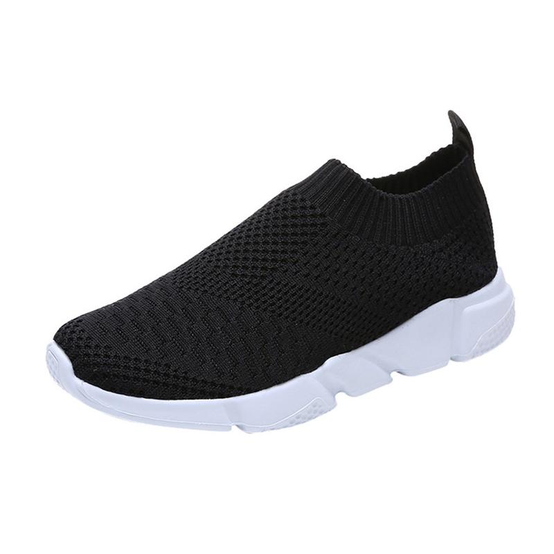 Breathable Knitted Sneakers  sneakers Thecurvestory