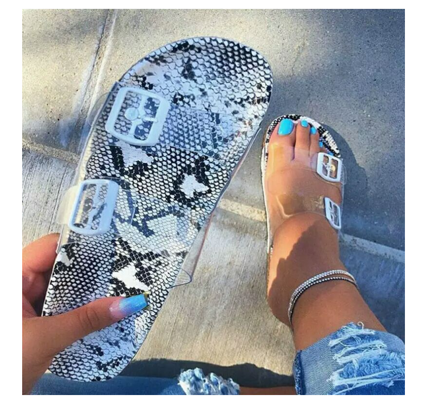 Crystal shoes slippers beach shoes  slippers Thecurvestory