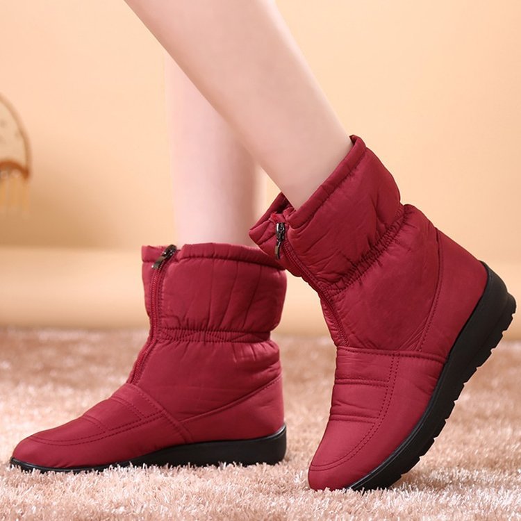 Women's large Size Waterproof Snow Boots  Boots Thecurvestory