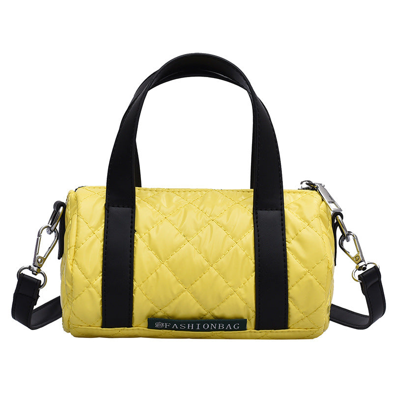 PU quilted Hand and crossbody bag  Crossbody Bags Thecurvestory