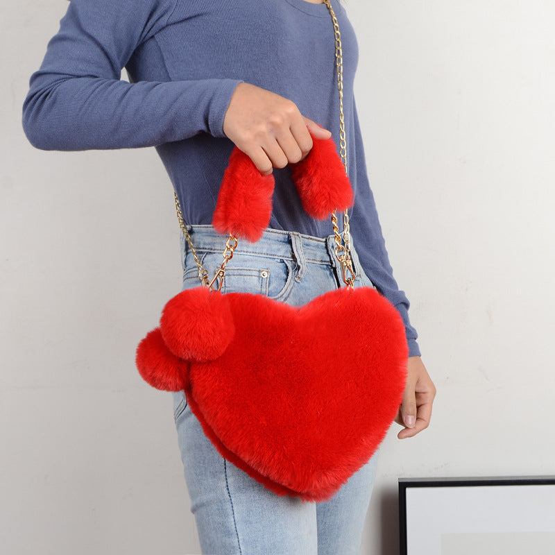 4  | Love Bags Soft Plush Handbags Women Valentine's Day Party Bag | [option1] |  [option2]| thecurvestory.myshopify.com