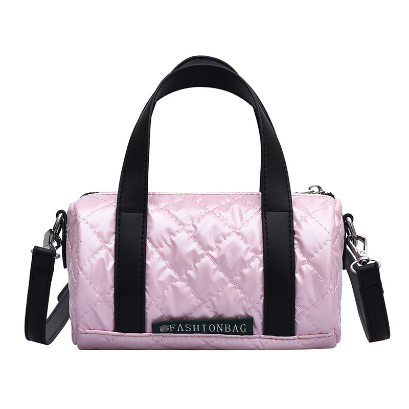 PU quilted Hand and crossbody bag  Crossbody Bags Thecurvestory