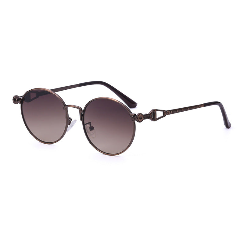 Trendy Vintage Round Women Sunglasses  sunglasses Thecurvestory