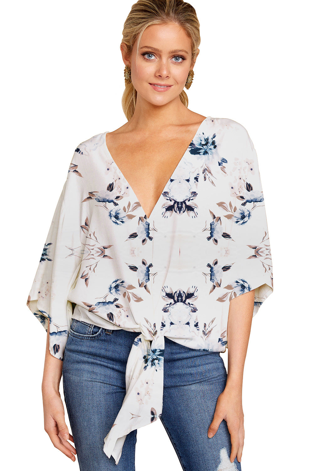 Plus size printed Top  Tops Thecurvestory