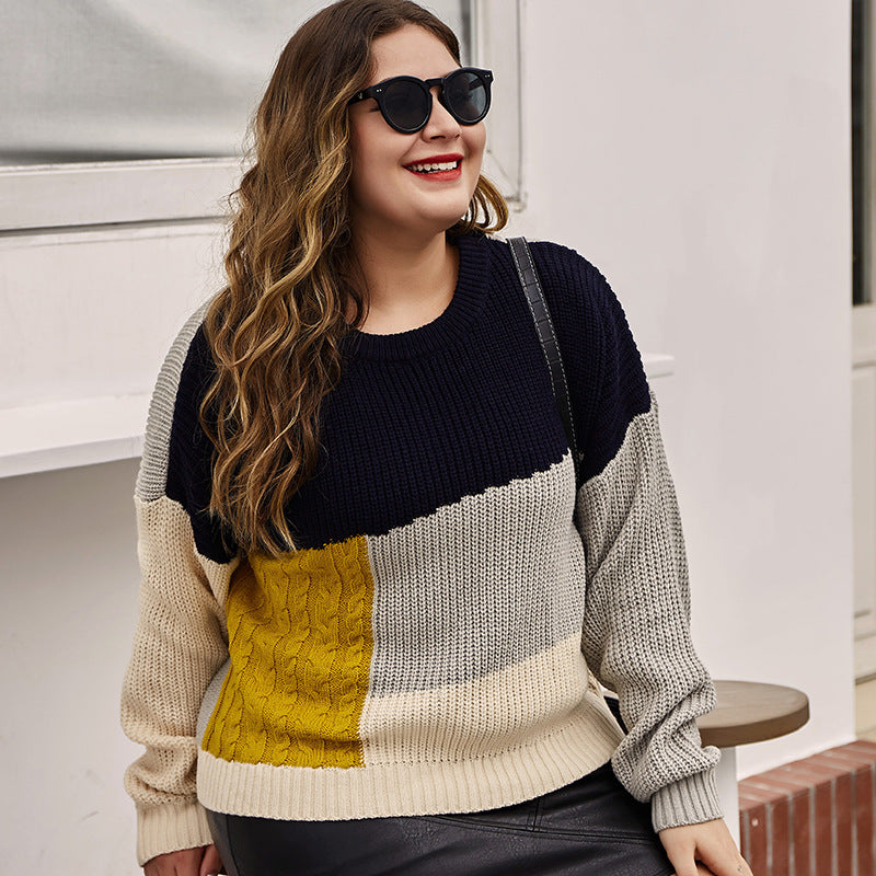 Plus Size Long Sleeve Knitted Top  Tops Thecurvestory
