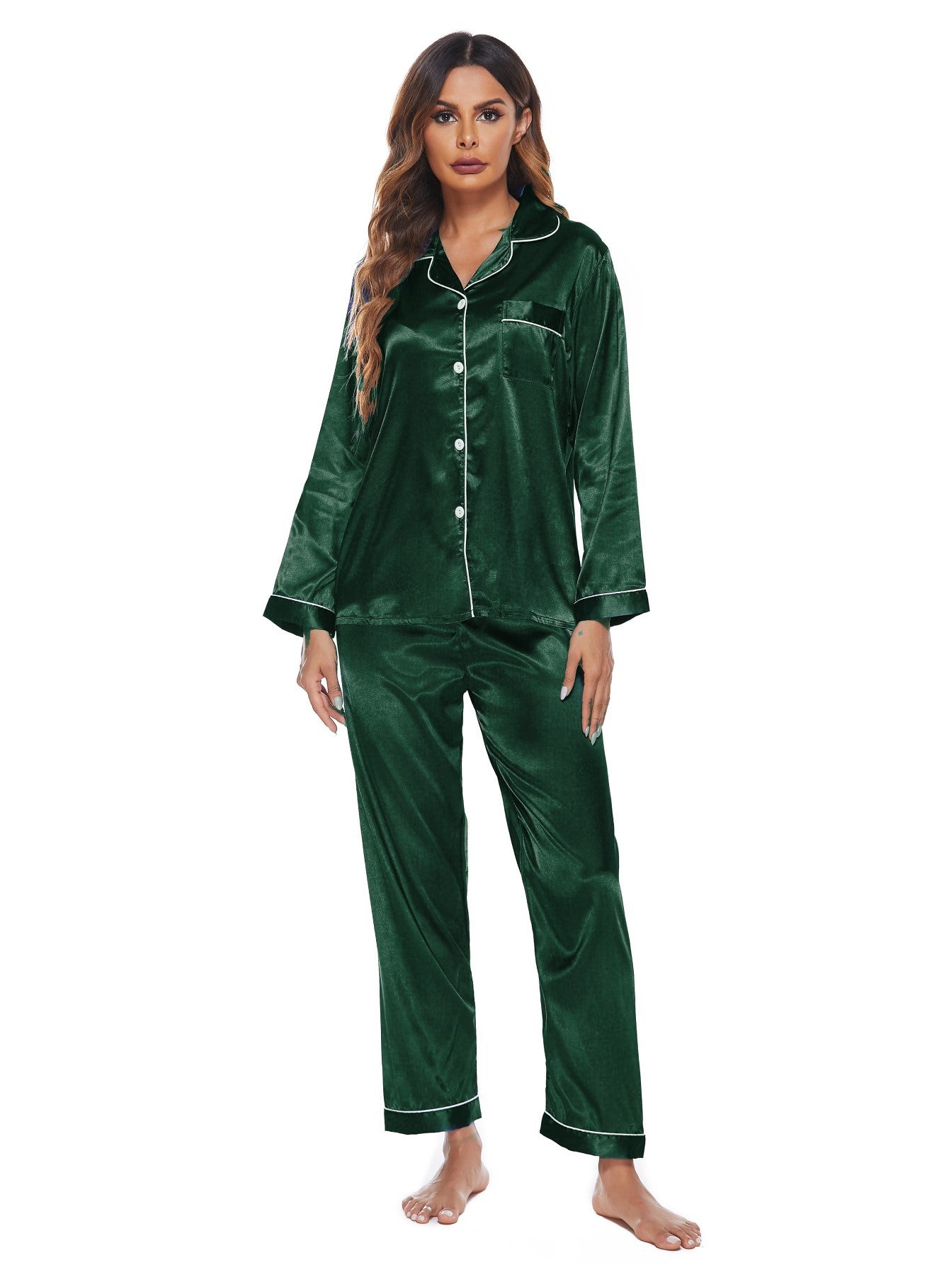 NightSuits  | Women's Long Sleeve Soft and comfortable Night suit | thecurvestory.myshopify.com