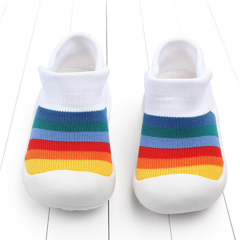 Infant Soft sole striped sneakers  Infant Shoes Thecurvestory