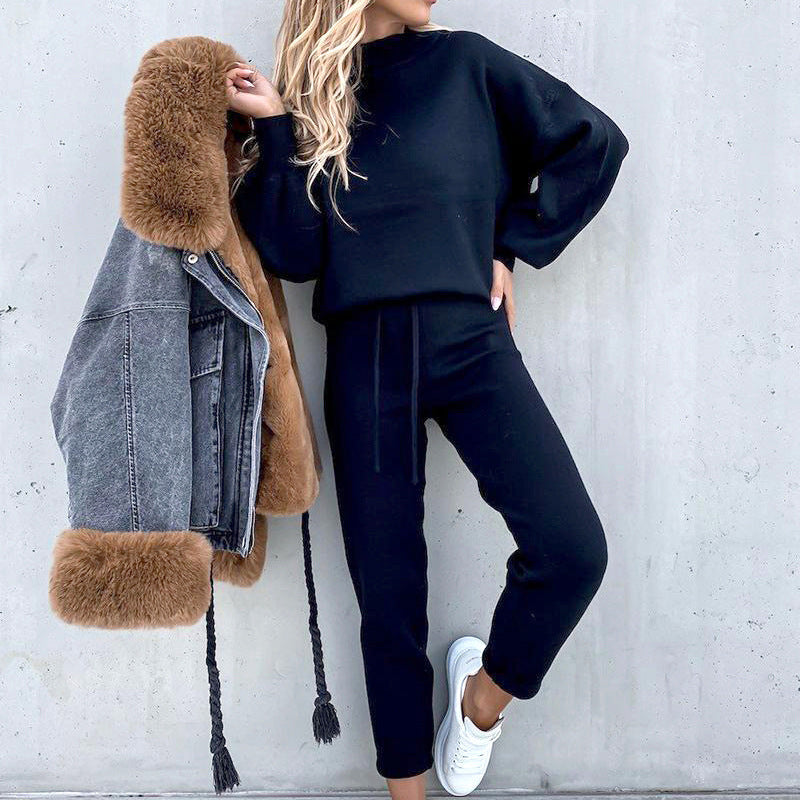 Plus Size Casual Solid Color Co-ord set  Co-ord Sets Thecurvestory
