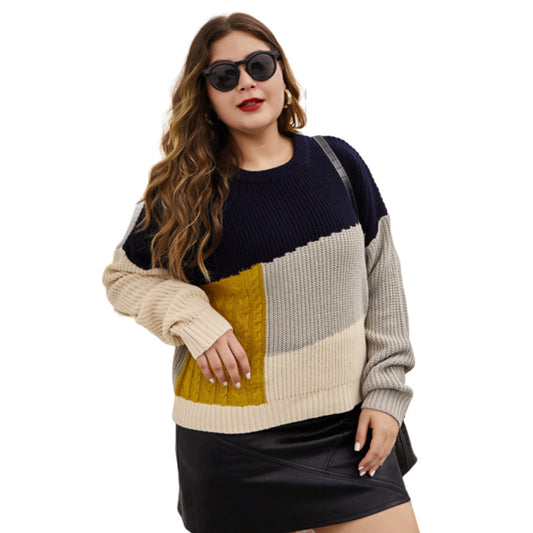 Plus Size Long Sleeve Knitted Top  Tops Thecurvestory