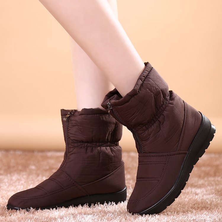 Women's large Size Waterproof Snow Boots  Boots Thecurvestory