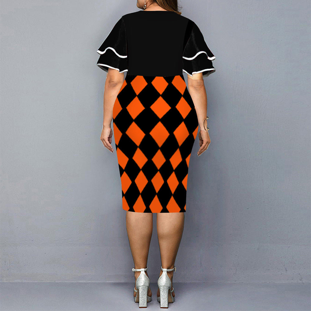 Plus Size Digital Printing Women's dress  dresses Thecurvestory