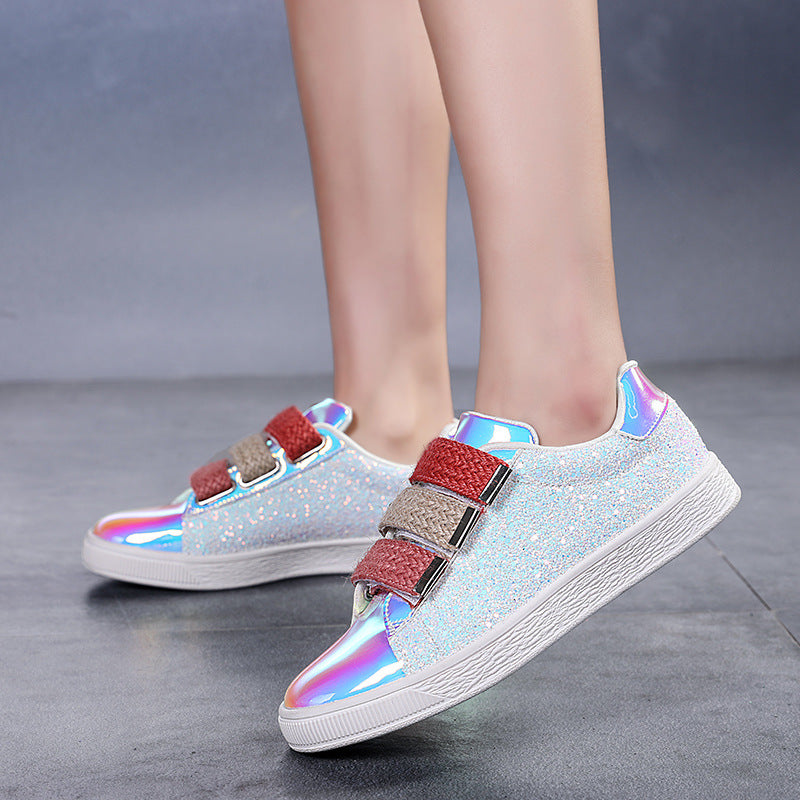 Shiny glitter Sneakers  sneakers Thecurvestory
