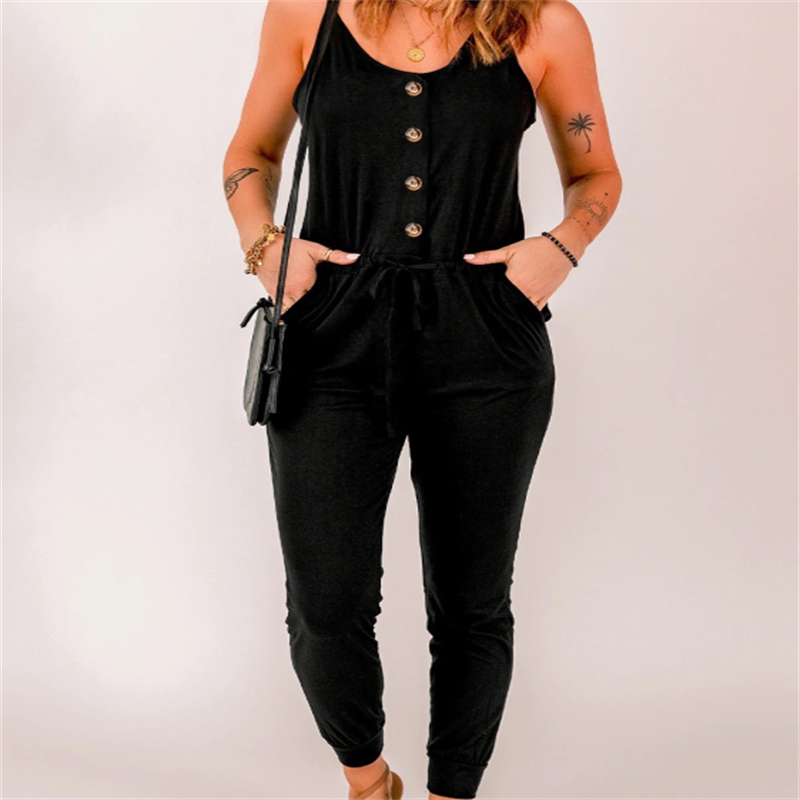 Jumpsuits  | Women's  Fashion Suspenders Casual Waist Knitted Jumpsuit | thecurvestory.myshopify.com