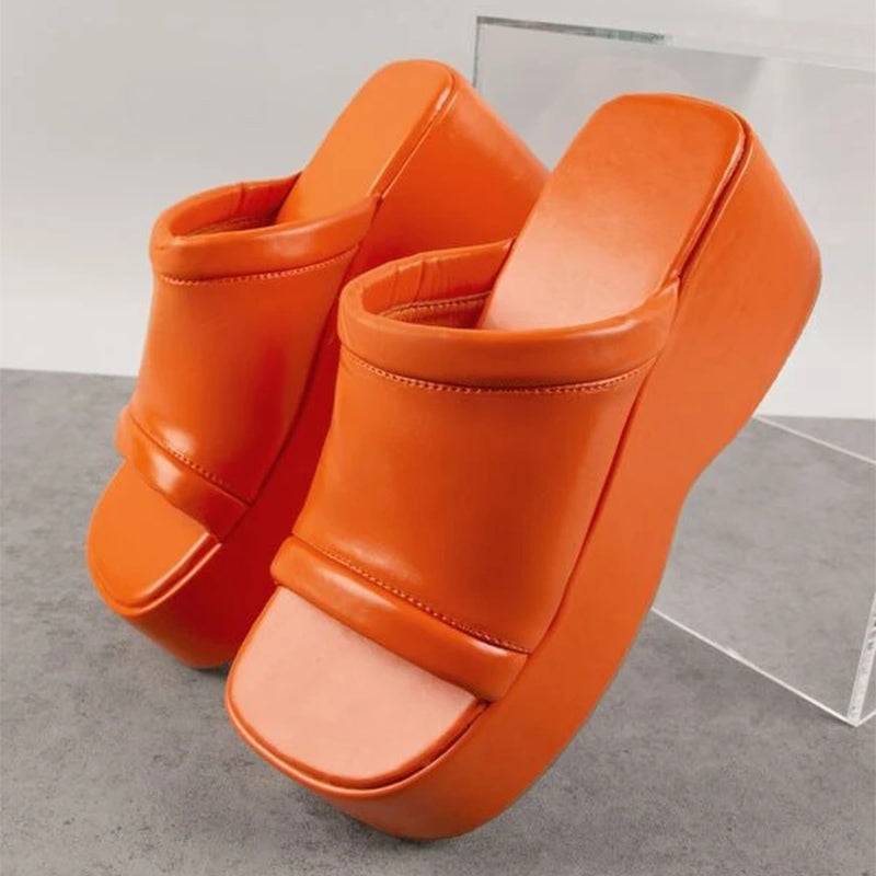 Women's Fashion thick platform Sandals  Platform sandals Thecurvestory