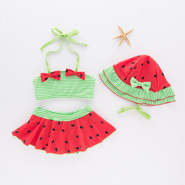 Girl Watermelon Split dress  Girl Dress Thecurvestory