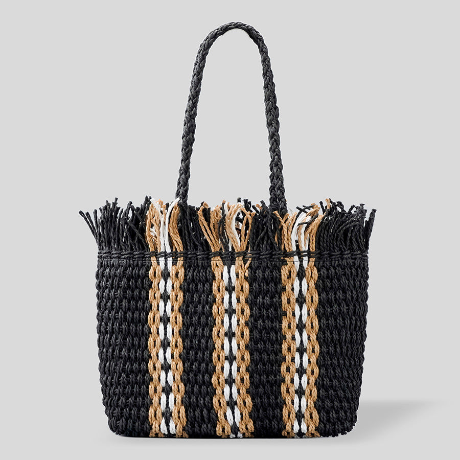 Handwoven Large Capacity Beach Tote Bag  straw Bags Thecurvestory
