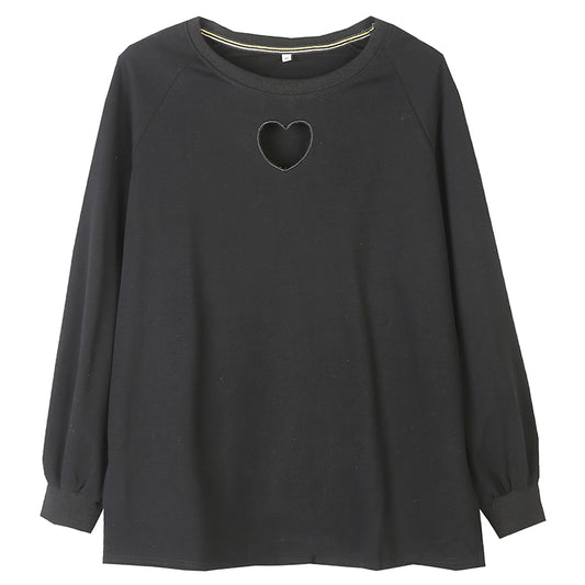 Plus Size Women's Autumn heart sweatshirt  Sweatshirts Thecurvestory
