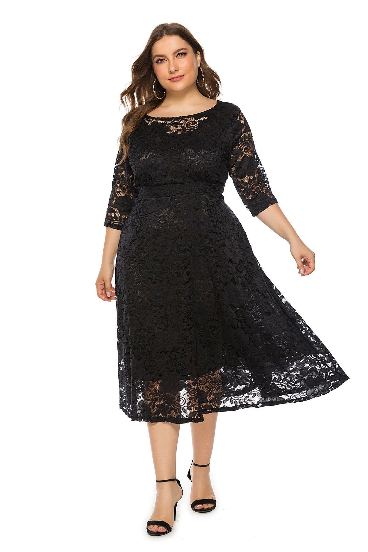 Plus Size Midi Skirt Dress  dresses Thecurvestory