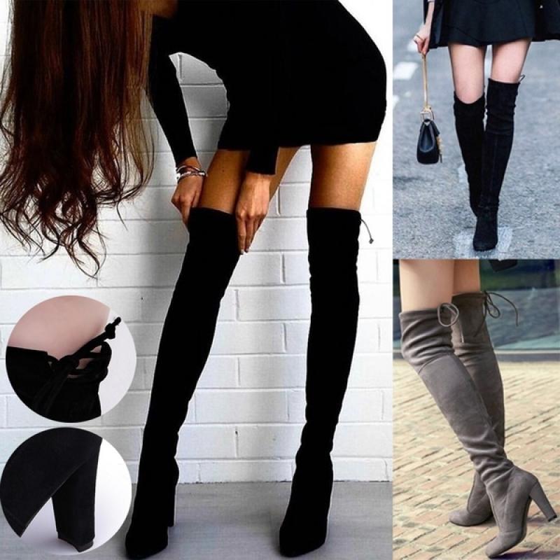 Boots  | Women's High Over the Knee Long Boots | thecurvestory.myshopify.com