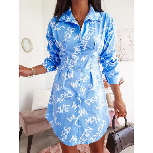 Plus Size Casual Collared Short Dress  dresses Thecurvestory